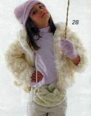  Вязаная детская курточка с капюшоном размеры 104,116 и 128