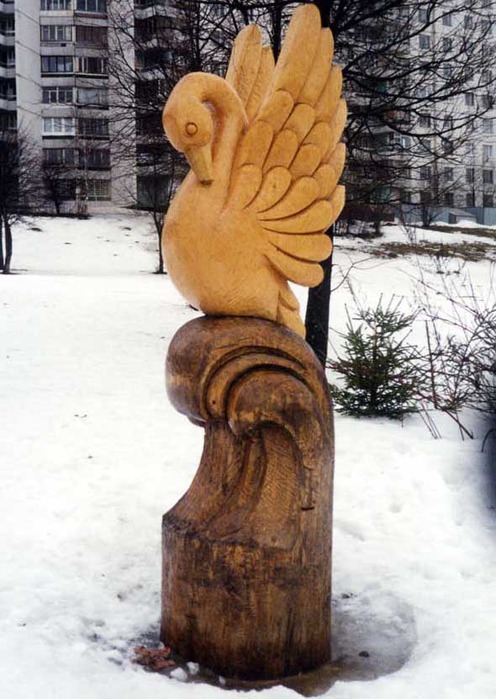 Деревянные скульптуры