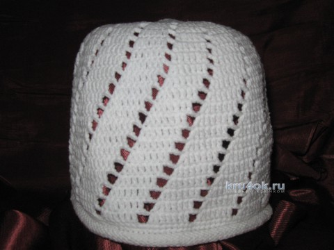 Детская шапочка крючком. Работа Ирины вязание и схемы вязания